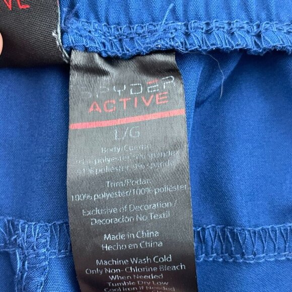 Spyder Active Mens Blue Shorts L/XL Polyester Performance Athletic Wear 5630 - Picture 3 of 10